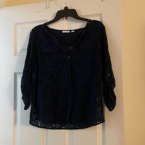 Navy Blouse